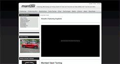 Desktop Screenshot of mantzel.de