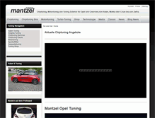 Tablet Screenshot of mantzel.de